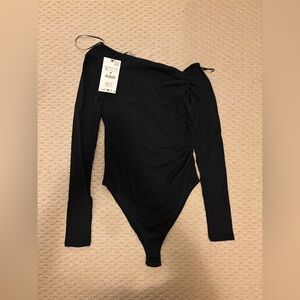 Black Zara off the shoulder bodysuit
